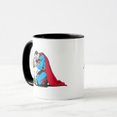 Superman en Krypto Mok (Voorkant links)