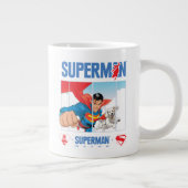 Superman en Krypto nemen vlucht Extra Grote Beker (Rechts)