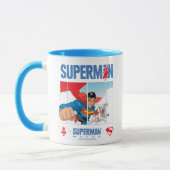 Superman en Krypto nemen vlucht Mok (Links)