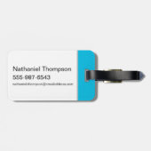 Superman en Krypto stijgen Bagagelabel (Achterkant horizontaal)