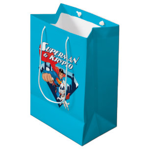 Superman en Krypto stijgen Medium Cadeauzakje