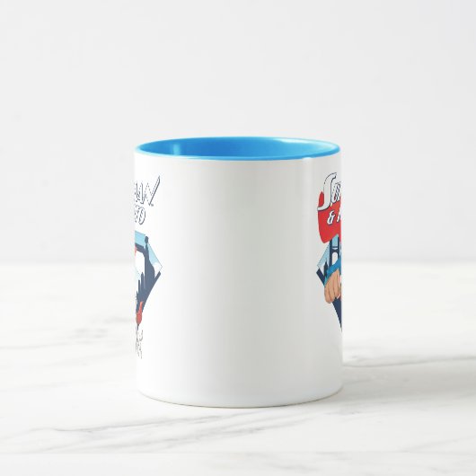 Superman en Krypto stijgen Mok (Midden)