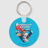 Superman en Krypto stijgen Sleutelhanger (Voorkant)
