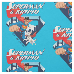 Superman en Krypto stijgen Stof