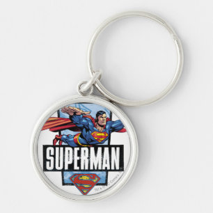 Superman en Logo Sleutelhanger