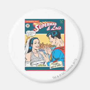 Superman en Lois Comic Magneet