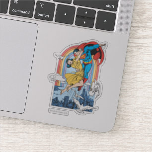 Superman en Lois in Geel Sticker