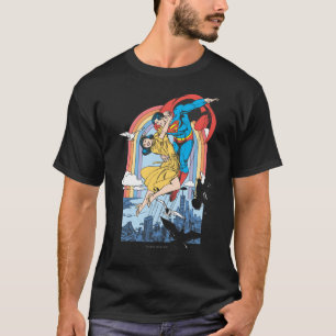Superman en Lois in Geel T-shirt