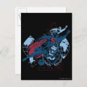 Superman et carte (Devant / Derrière)