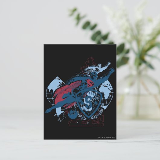 Superman et carte (Debout devant)