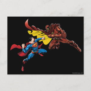 Superman Fights Briefkaart