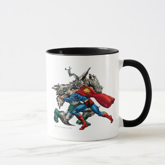 Superman Fights Enemy Mok (Rechts)