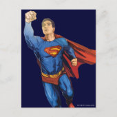 Superman Flying Briefkaart (Voorkant)