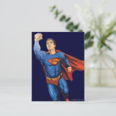 Superman Flying Briefkaart (Staand voorkant)