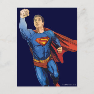 Superman Flying Briefkaart