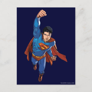 Superman Flying Forward Briefkaart