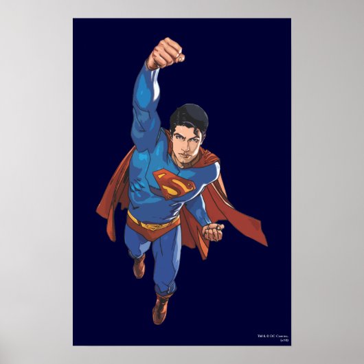 Superman Flying Forward Poster (Voorkant)