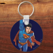 Superman Flying Forward Sleutelhanger (Voorkant)