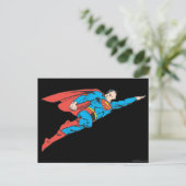 Superman Flying Right Briefkaart (Staand voorkant)
