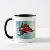 Superman flys met cape mok (Links)