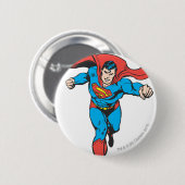 Superman gaat vooruit 2 ronde button 5,7 cm (Voorkant /achterkant)