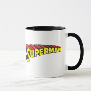 Superman   Gele rode letters Logo Mok