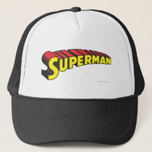 Superman Gele rode letters Logo Trucker Pet