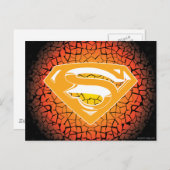 Superman gestileerd | Crackle Logo Briefkaart (Voorkant / Achterkant)
