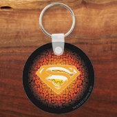 Superman gestileerd | Crackle Logo Sleutelhanger (Voorkant)