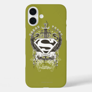Superman gestileerd   Eerlijkheid, waarheid en rec iPhone 16 Plus Hoesje