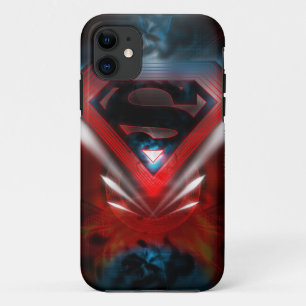 Superman gestileerd Futuristische Logo iPhone 11 Hoesje