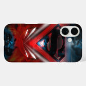 Superman gestileerd | Futuristische Logo Case-Mate iPhone Case (Achterkant (horizontaal))