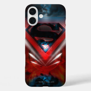 Superman gestileerd Futuristische Logo iPhone 16 Plus Hoesje