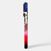 Superman gestileerd | Gele schitterende contouren  Case-Mate iPhone Case (Achterkant / Links)