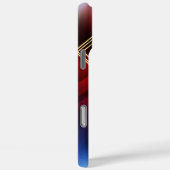 Superman gestileerd | Gele schitterende contouren  Case-Mate iPhone Case (Achterkant / Rechts)