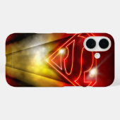 Superman gestileerd | Korte rode omtrek Logo Case-Mate iPhone Case (Achterkant (horizontaal))