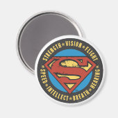 Superman gestileerd | Logo van de lijnvlucht Magneet (Voorkant / Achterkant)