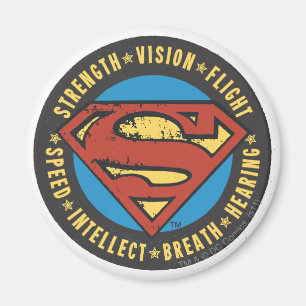 Superman gestileerd Logo van de lijnvlucht Magneet