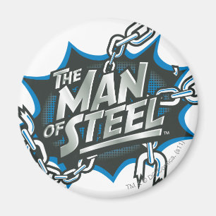 Superman gestileerd Man van Logo van Splash Magneet