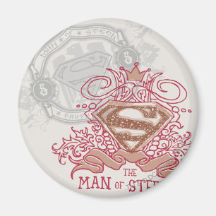 Superman gestileerd Met eigen Logo getekend Magneet