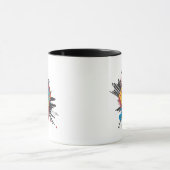 Superman gestileerd | Splatter-Logo Mok (Midden)