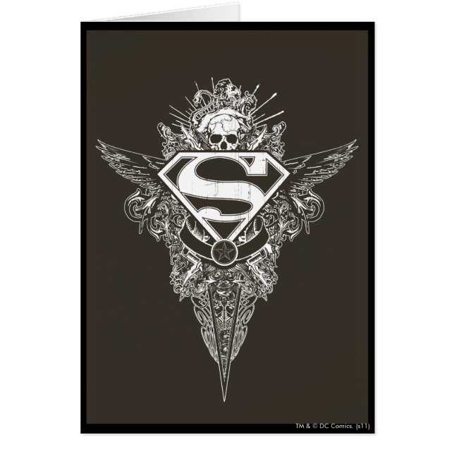 Superman gestileerd | Ster en Logo van de schedel (Voorkant)