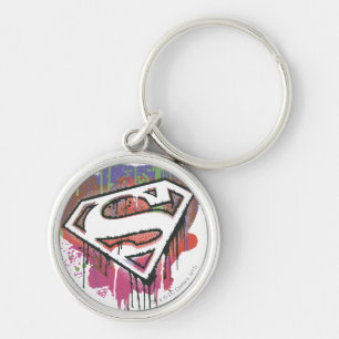 Superman gestileerd   Twisted Innocence Logo Sleutelhanger