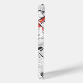 Superman gestileerd | Verplette Comic Logo Case-Mate iPhone Case (Achterkant / Rechts)