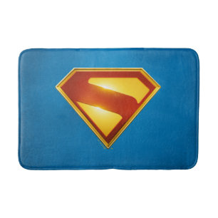 Superman Golden S Shield Brilliance Badmat