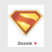 Superman Golden S Shield Brilliance Sticker (Vel)