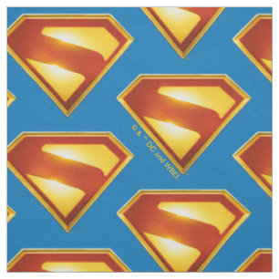 Superman Golden S Shield Brilliance Stof
