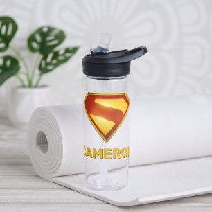 Superman Golden S Shield Brilliance Waterfles