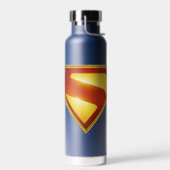 Superman Golden S Shield Brilliance Waterfles (Links)