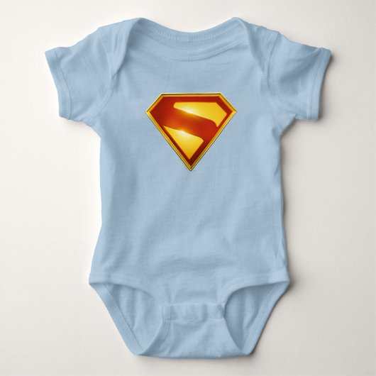 Superman Gouden S Schild Briljant Romper (Voorkant)